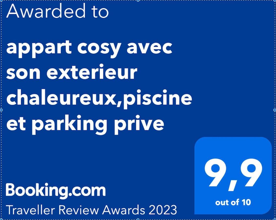 Appart Cosy Avec Son Exterieur Chaleureux,Piscine Et Parking Prive Fontvieille Exteriör bild